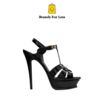 YSL Tribute Platform Sandal In Patent Leather - Image 3