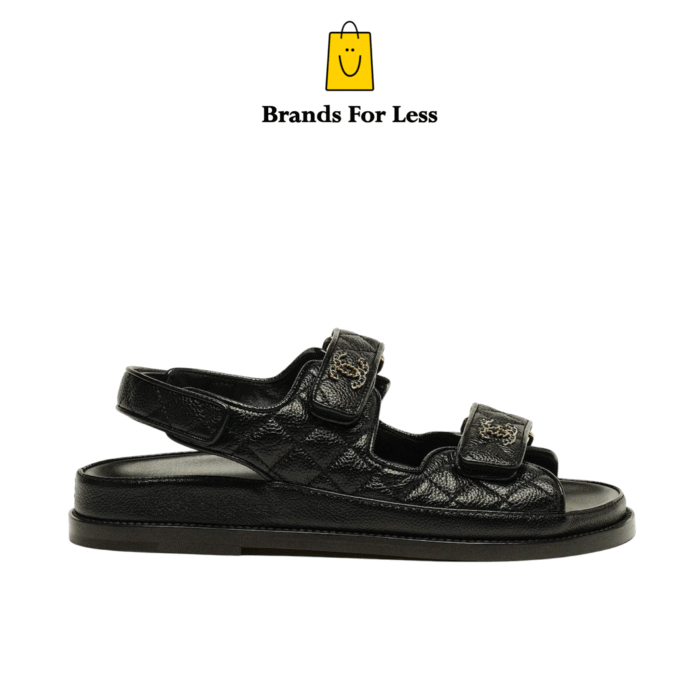 Chanel Grained Calfskin Sandal - Image 2