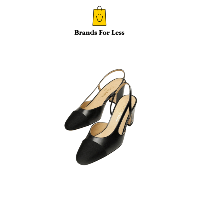 Chanel Slingbacks Goatskin & Grosgrain - Image 1