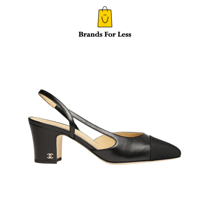 Chanel Slingbacks Goatskin & Grosgrain - Image 2