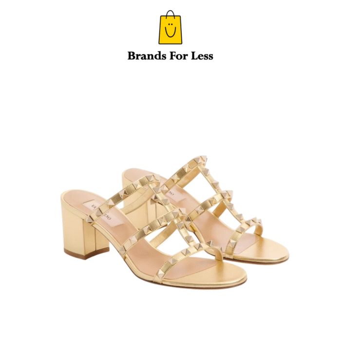 Valentino Rockstud Slide Sandal - Image 1