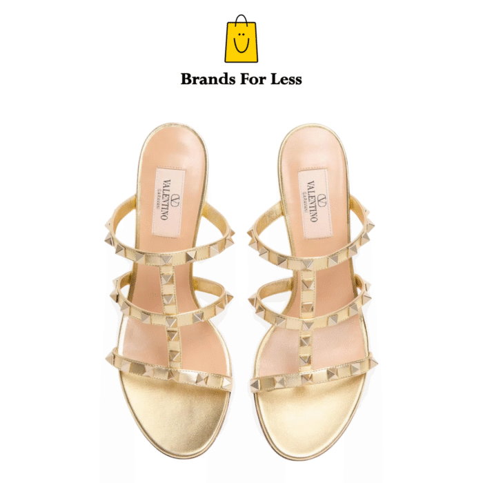 Valentino Rockstud Slide Sandal - Image 5